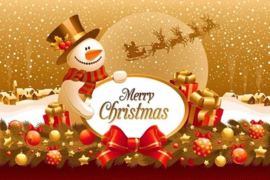 Cute Merry Christmas Backgrounds Full HD 1080p Wallpapers