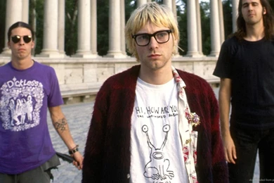 Download 1366x768 Nirvana Band Wallpapers