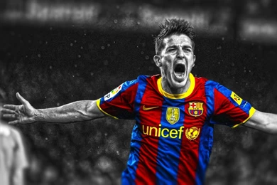 Villa Stars Cutout Football Player Barcelona Fc Wallpapers ...