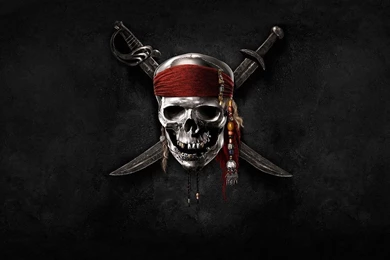 HD Backgrounds Pirates Logo Pirates Of The Caribbean Skull Knife ...