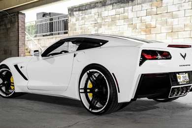 White Car Chevrolet Corvette C7 Wallpapers And Images   Wallpapers ...