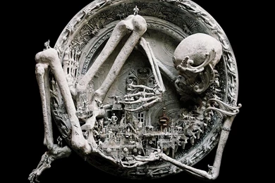 Beautiful Bones Skeletoncity Skull City Artwork HD Wallpapers ...