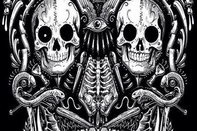 SKULL, IPHONE WALLPAPER BACKGROUND