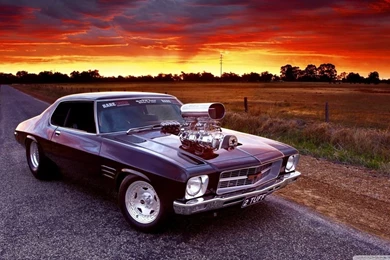 2 Tuff Muscle Car Wide HD Desktop Wallpapers : High Definition ...