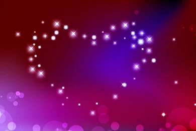Love Heart Wallpapers Pink Colors Stars Romance Wallpapers ...