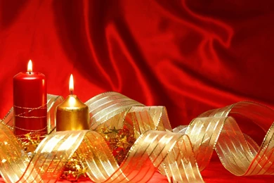 Download Wallpapers 1920x1080 Candles, Ribbon, Romance Full HD ...