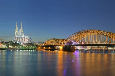 Download Panoramic Image Of Cologne Wallpapers   Wallpapers Printed