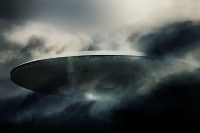1366x768 Dark UFO Desktop PC And Mac Wallpapers
