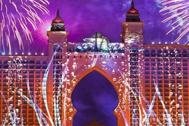 1080x1920 City Fireworks Dubai Wallpapers HD