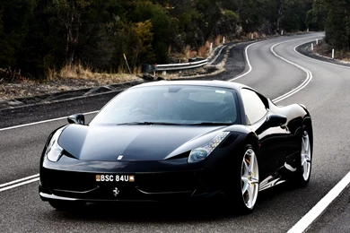 Black Ferrari 458 Wallpapers And Images   Wallpapers, Pictures, Photos