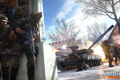 Assault Tank Attack On Propaganda Map, Battlefield 4 Dragon's ...