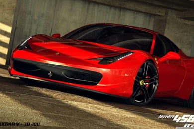 Ferrari 458 Italia 3D Max HD Desktop Wallpapers : High Definition ...