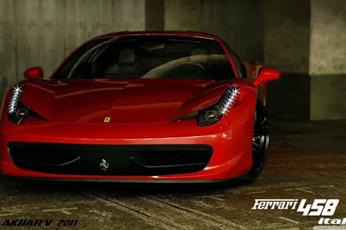 Ferrari 458 Italia 3D Max HD Desktop Wallpapers : High Definition ...