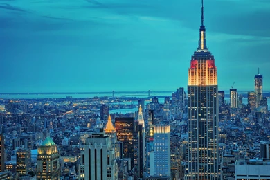 1920x1080 New York, Empire State Bulding, City, Night, New York ...