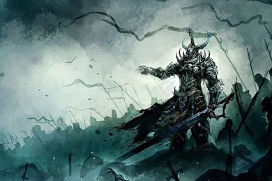 Horns Fantasy Art Twitter Cover & Twitter Backgrounds