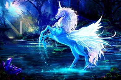 Fantasy Art Pegasus Artwork Crystal Wallpapers