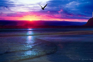 Cool Ocean Sunset Wallpapers