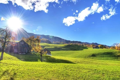 1366x768 Warm Autumn Desktop PC And Mac Wallpapers