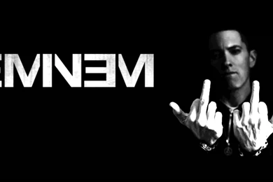 Eminem Middle Finger HD • Rap Wallpapers