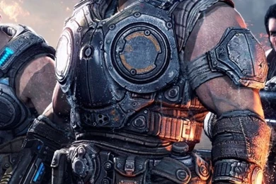 Download Wallpapers 640x960 Gears Of War 3, Soldiers, Faces, Gun ...