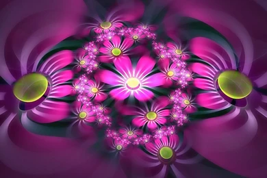 3D Flower Wallpapers   Wallpapers HD Fine