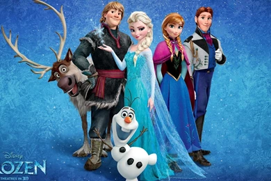 Download Wallpapers 1920x1080 Frozen, Main Characters, Cartoon Full ...
