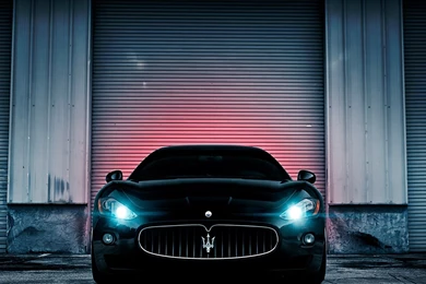 Download Wallpapers 1920x1080 Maserati, Lights, Wall, Car Full HD ...