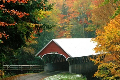 Other: Point New Hampshire Autumn Bridge Fall Wallpapers Pictures ...