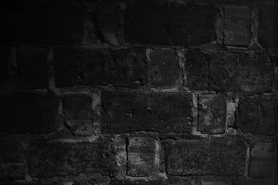 Download Wallpapers 1024x768 Wall, Brick, Texture, Shadow, Black ...