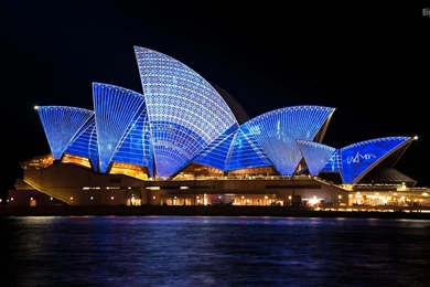 Sydney Opera House At Night