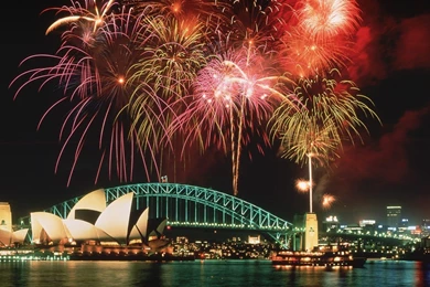 Download Wallpapers 1920x1080 Sydney, Fireworks, Holiday, Joy Full ...