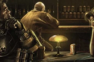 Fallout Broken Dreams Bar iPhone 5 Wallpapers