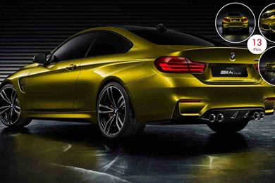 2013 BMW M4 Coupe Concept   Rear
