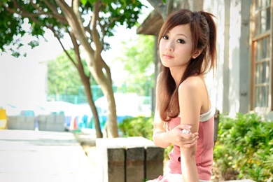 Mobile Nature Girls Asian Wallpapers