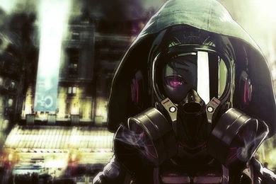 1920x1080 Anime Gas Mask Wallpapers
