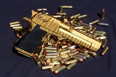 Download Free Gold Gun Wallpapers For Mobile   The Quotes Land