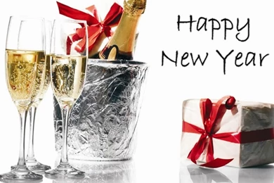 Cute HD wallpaper with Happy new year champagne.jpg