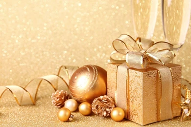 Download Wallpapers 3840x2160 Christmas Toys, Balls, Cones, Gift ...