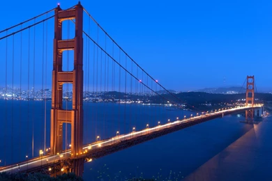 Golden Gate Bridge Night Wallpapers HD 1080p For Desktop