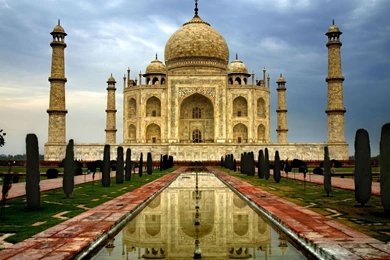 Beautiful Taj Mahal India HD Desktop Mobile Wallpaper Backgrounds