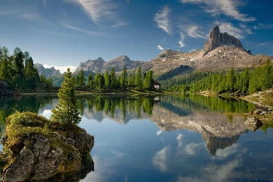 Mountain lake trees wallpaper 1600x900.jpg