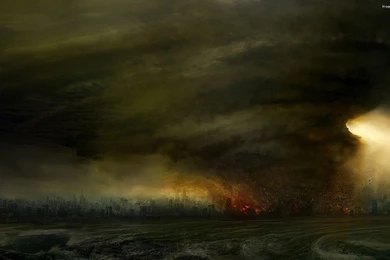 Water Superman Storm Twister Concept Art Hurricane Philip