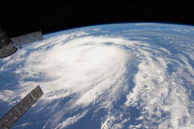 Hurricane From Space View HD Desktop Wallpapers : High Definition ...