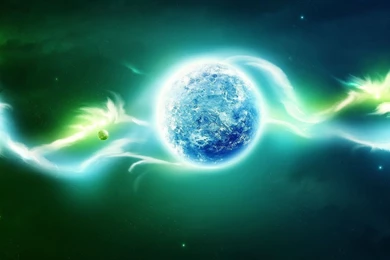 3D Globe Light Desktop Backgrounds