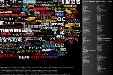 Wide Icon Logos For TV Shows, Screenshots...