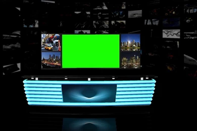 Virtual TV Studio Backgrounds   Green Screen   YouTube