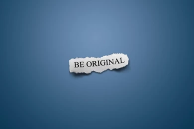 Full HD Wallpapers + Backgrounds, Blue, Be Original, Typography ...