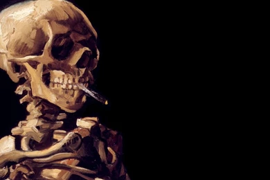 Smoking Skeleton Wallpapers