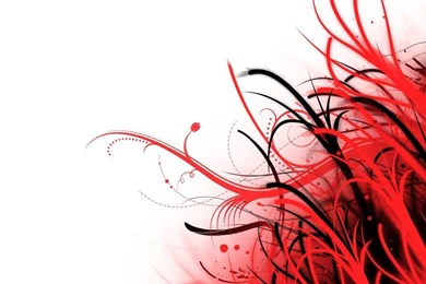 Abstract White Red (id: 40030) – BUZZERG