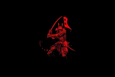 Download Wallpapers Samurai Warrior Katana, Background, Style ...